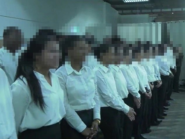 A secretive international church group often likened to a cult is stepping up its recruitment campaign among Australian university students. Members of the Shincheonji Church of Jesus are pictured