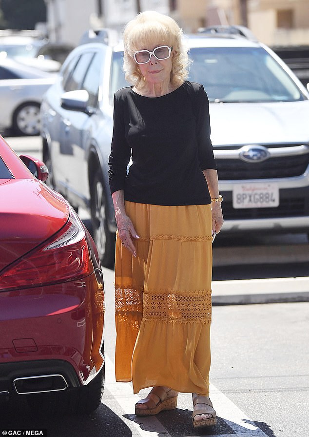 I Dream Of Jeannie star Barbara Eden looked vibrant and surprisingly youthful as she was spotted in Los Angeles on Thursday, a day before her 93rd birthday