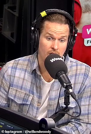 Australian radio star Woody was shocked when the woman revealed details about her orgasm allergy