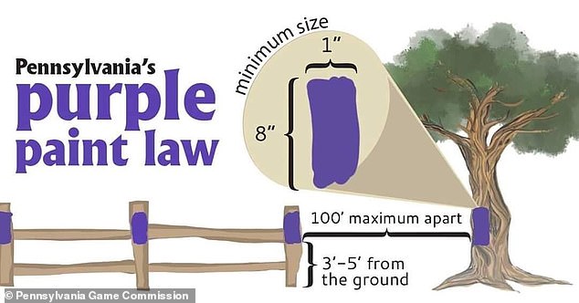 Many states dictate how far apart these markers must be. Pennsylvania law states that they must be a maximum of 100 feet apart.