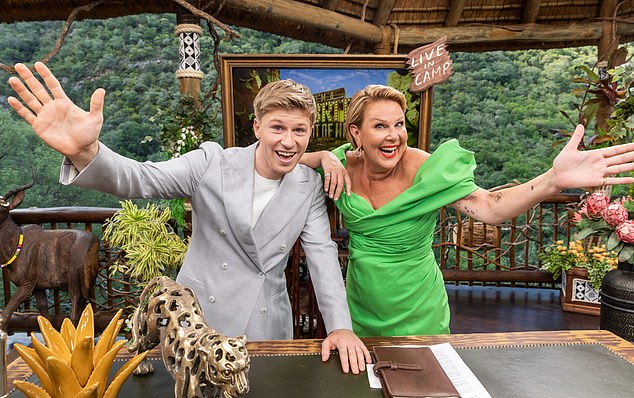 I'm a Celebrity... Get Me Out of Here! Australian viewers have threatened to boycott the Channel Ten series amid reports the Irwins are trying to take over the show. Pictured: Presenters Robert Irwin and Julia Morris