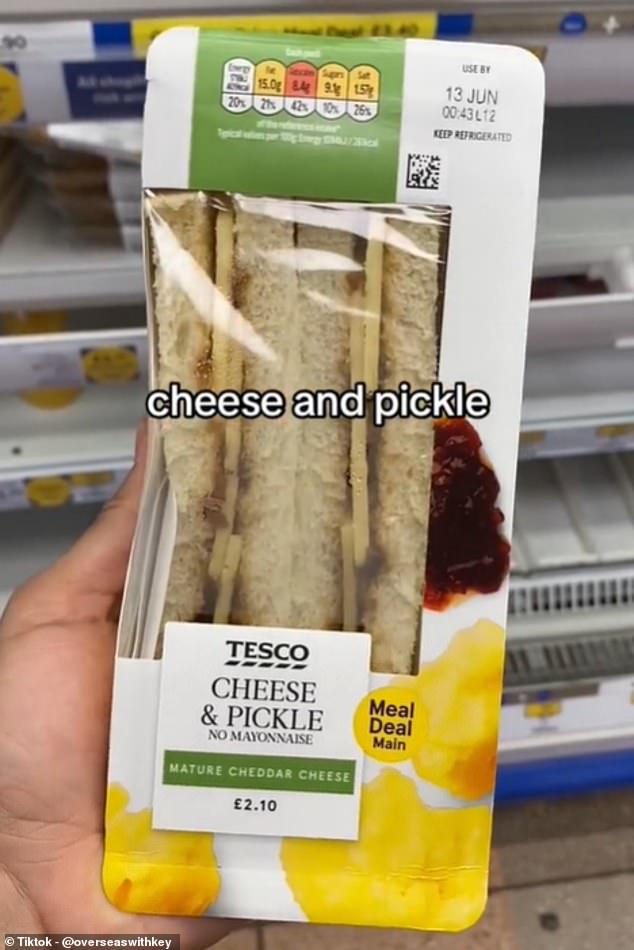 Keyona expressed her confusion over the popular cheese and pickle sandwich, wondering why it didn't have mayonnaise in it