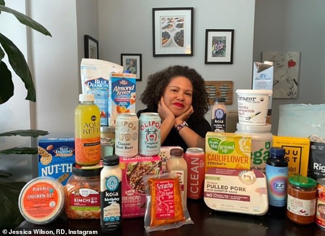 Ms. Wilson's diet consisted of 80 percent processed foods, like those pictured above, for a month. She said the category of processed foods is broad and may include items that many Americans rely on for their nutrition