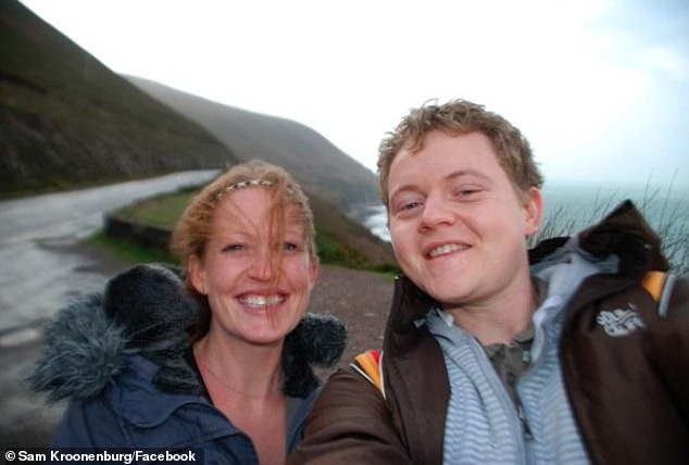 Before starting his own company in 2015, Mr. Kroonenburg was an IT consultant who couldn't find a job at Amazon (pictured in 2008 with Ms. Kroonenburg, before they married)