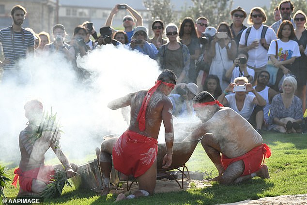 Mr Pickering disagreed with the Welcome to Country ceremonies (file image), which he said were confrontational for Australians whose families have lived on the land for 100 years