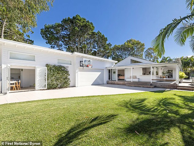 A stunning Byron Bay holiday home owned by former Neighbours actor Blair McDonough has hit the market