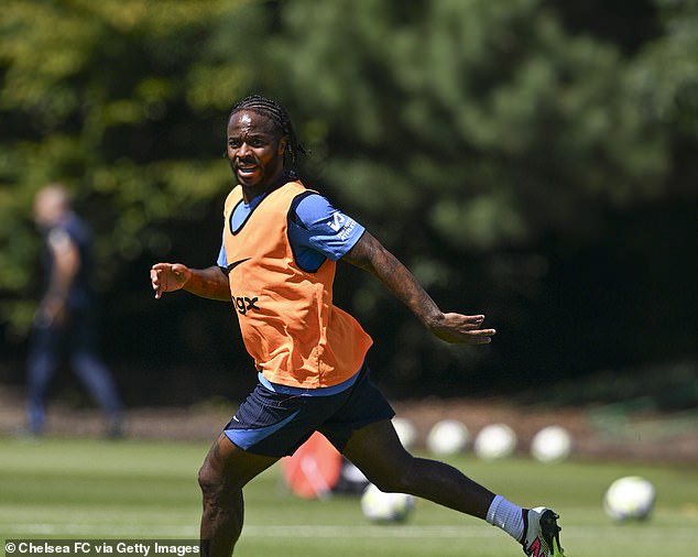 Raheem Sterling is one of the Chelsea players not allowed to train with the squad