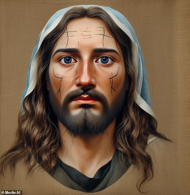 MailOnline used AI to create a realistic image of Jesus Christ based on the imprint on the Shroud of Turin