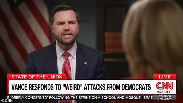 Sen. JD Vance said Democrats are 'projecting' with their 'Republicans are weird' rhetoric