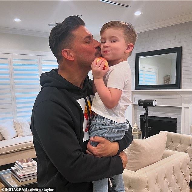 He is said to be most excited about spending time with his son Cruz, three (pictured). Jax will also return to work at The Valley, but only when he is ready, as it is not a huge priority.