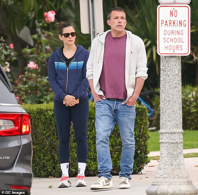 DailyMail.com previously revealed how Garner, 52, acted as an 'advisor' to the couple as she desperately tried to help them resolve their alleged issues (pictured in June)