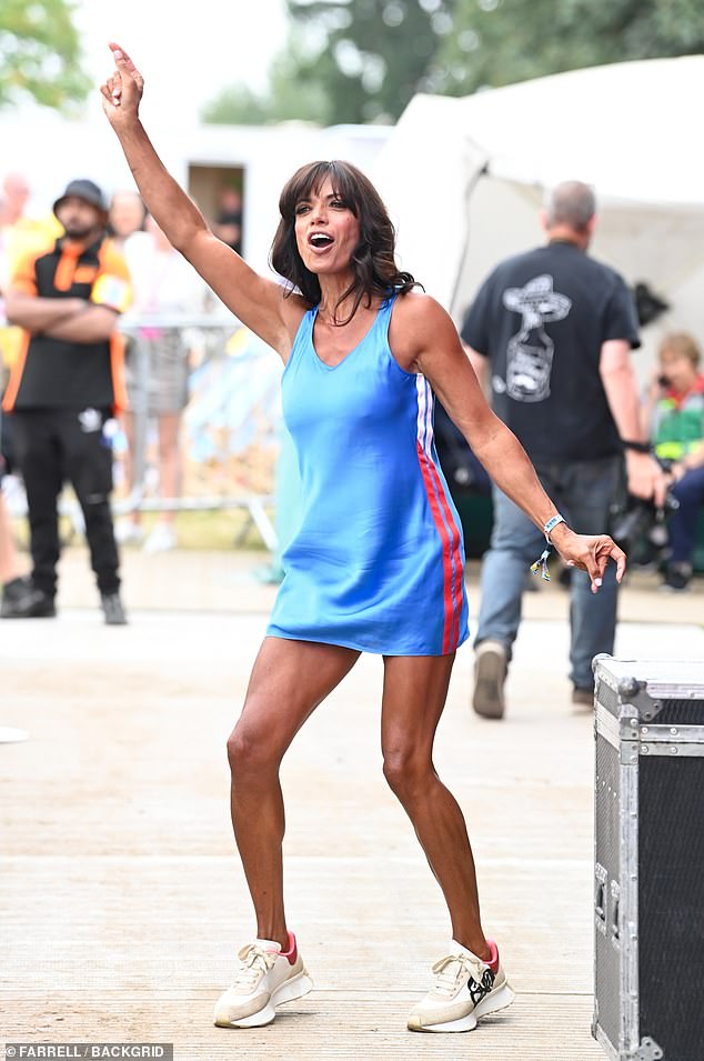 Jenny Powell put on a lengthy show and proved she's still got the moves when she danced her socks off at Rewind Festival North in Cheshire on Saturday