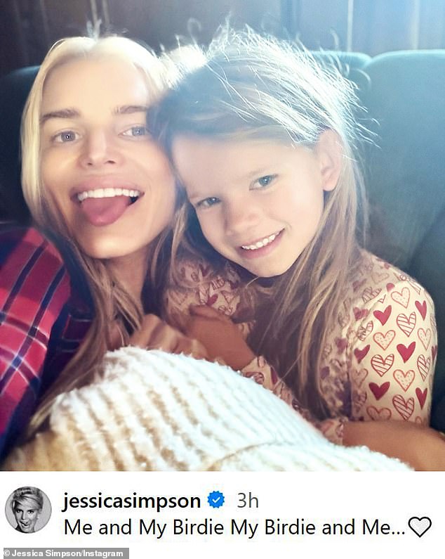 As she continues to work on her new album, Jessica Simpson enjoyed some rare downtime on Saturday with the youngest of her three children: daughter Birdie Mae, 5.