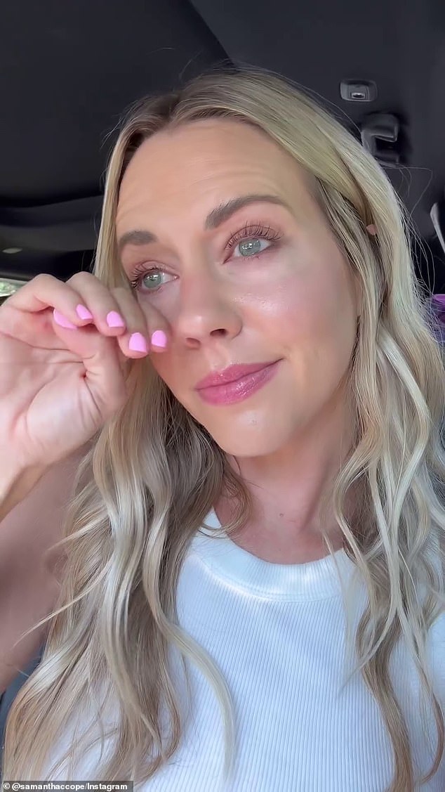 Joey Lawrence's estranged wife Samantha Cope, 37, broke her silence on her split from the actor, 48, in an emotional Instagram clip uploaded Saturday