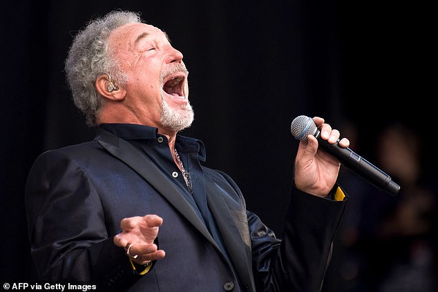 Among the well-wishers leaving messages of support for John is music superstar Tom Jones, the Herald Sun reported on Saturday (pictured in 2009)