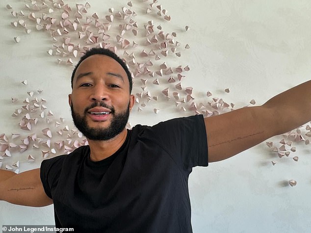 On Monday, John Legend revealed a brand new tattoo on his left bicep, dedicated to his two youngest children