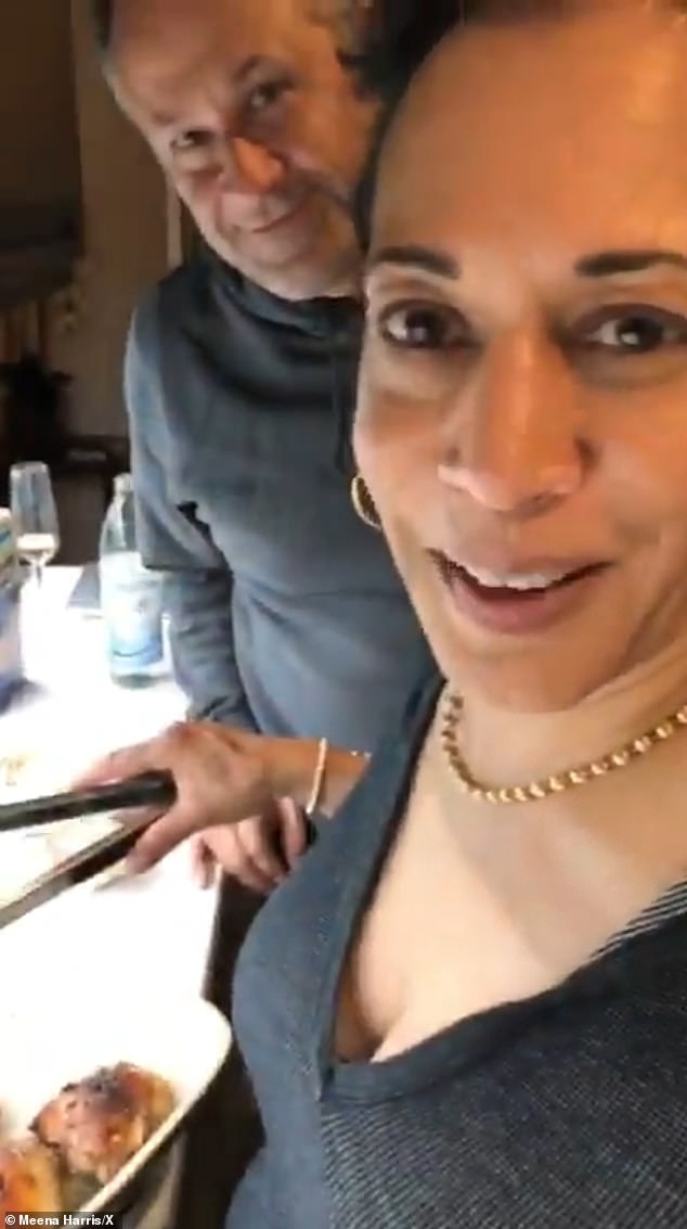 A surfaced video shows Vice President Kamala Harris cursing while trying to teach her niece how to cook