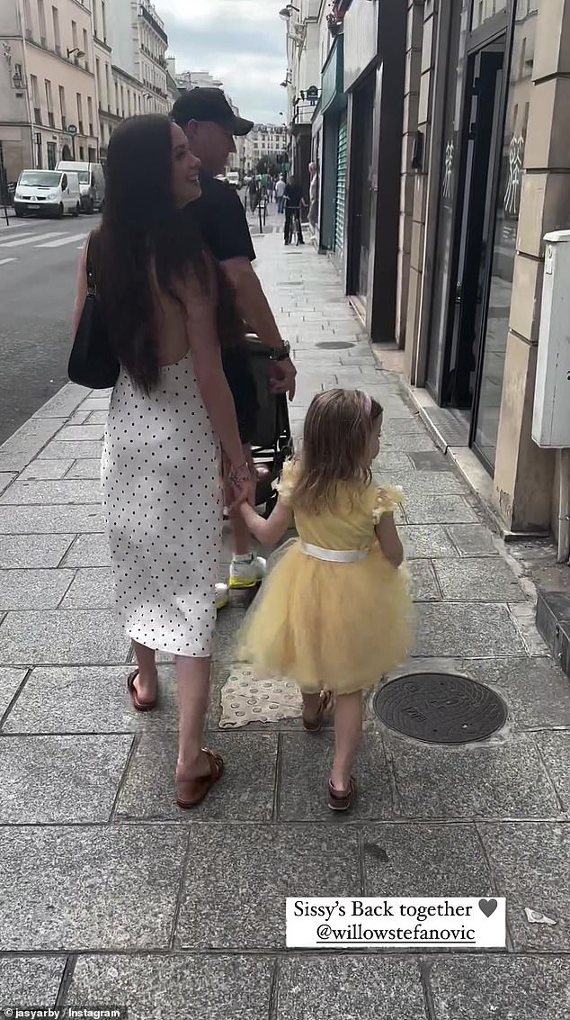 Karl reunited with his daughter Willow for the first time late last month in Paris. Karl is in the City of Light for the Today show's Olympic Games coverage