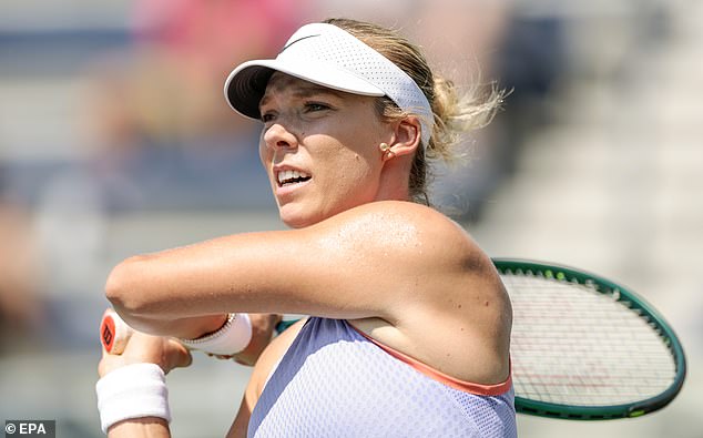 Katie Boulter defeated qualifier Aliaksandra Sasnovich in the first round of the US Open