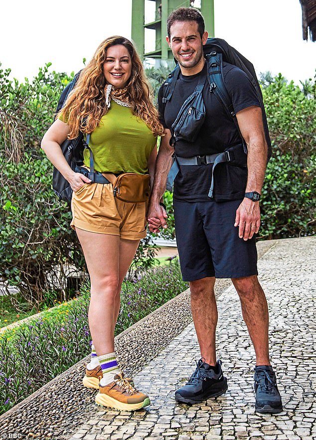 Kelly and her husband Jeremy Parisi are competing against other celebrities to complete a 12,500km race across South America on a shoestring budget and without phones