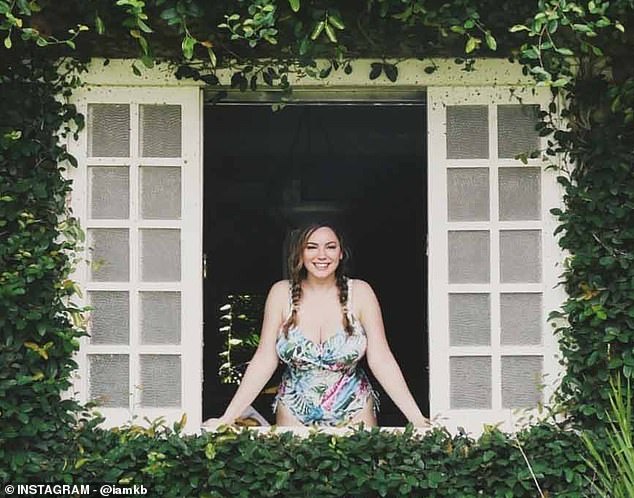 Kelly Brook stripped off her swimsuit and shared behind-the-scenes snaps from BBC's Celebrity Race Across in an Instagram post on Thursday