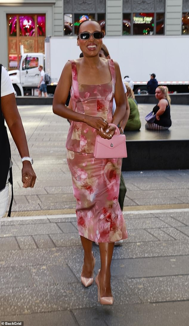 Kerry Washington looked typically chic in New York on Friday