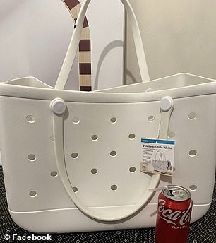 Buyers claim the Eva Beach Tote ($15) is the 'perfect' accessory to take to the beach or pool