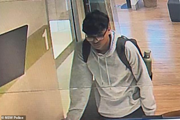 NSW Police have released CCTV footage of Krishank spotted in Sydney on Tuesday