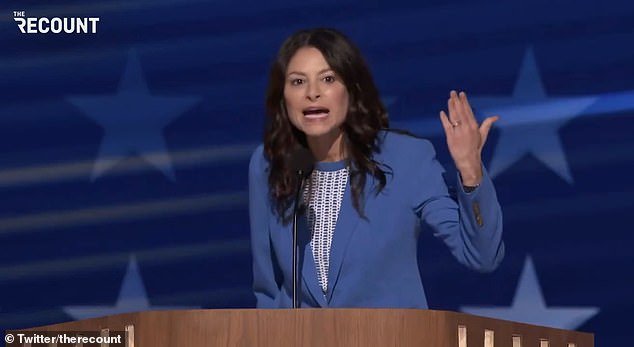 During her speech at the Democratic National Convention, Dana Nessel said that anyone who did that should pull her wedding ring out of 