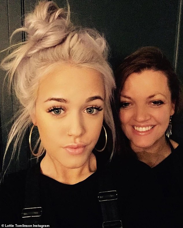 The 25-year-old influencer lost her mother Johannah in 2016 after losing her battle with leukemia at the age of 43, when Lottie herself was just 18 (pictured together)