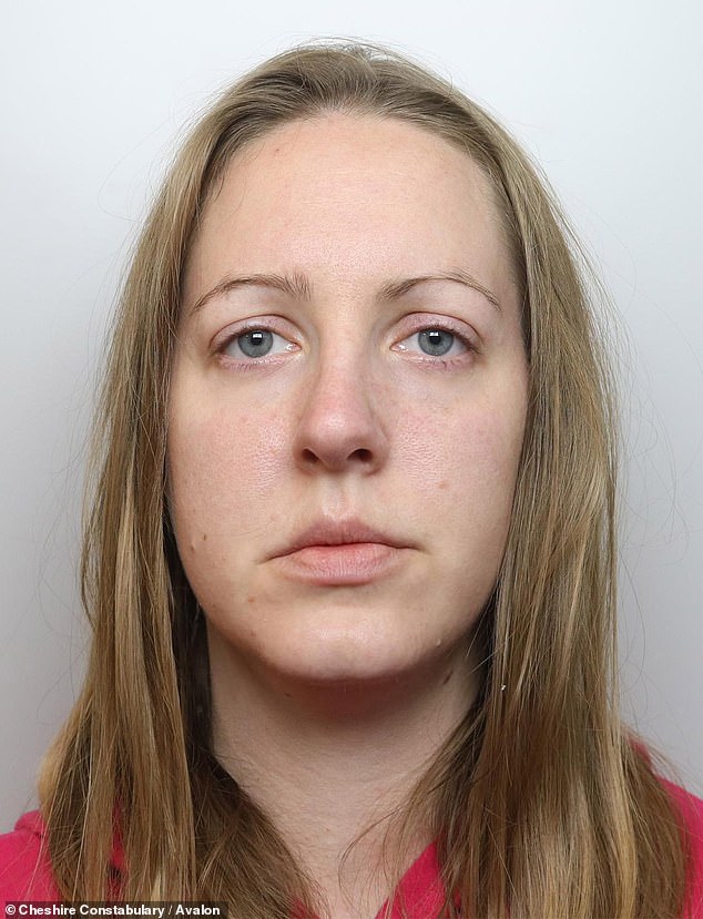 Pictured: Lucy Letby who was sentenced to life in prison for killing babies in a neonatal unit