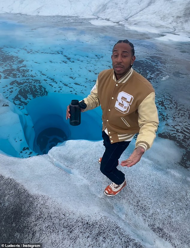 Ludacris left fans both stunned and worried after he drank water straight from an Alaskan glacier in a recent Instagram video