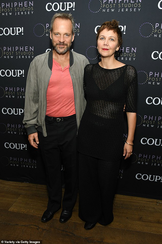 Earlier this month, Maggie attended the premiere of her husband Peter Sarsgaard's latest film, Coup!