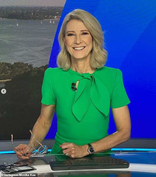 Monika Kos was seen leaving a meeting with Channel Nine Perth's news boss in tears, sparking fears the beloved veteran newsreader was the first scalp in the network's impending layoffs