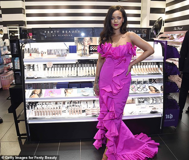 Rihanna attends Fenty Beauty 1 Year Anniversary at Sephora in JCPenney on September 14, 2018 in Brooklyn, New York