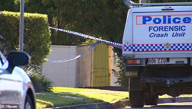 The 12-year-old girl was riding her e-scooter on a footpath on Main Road in Maroochydore (pictured) on the Sunshine Coast at around 7.50am on Wednesday