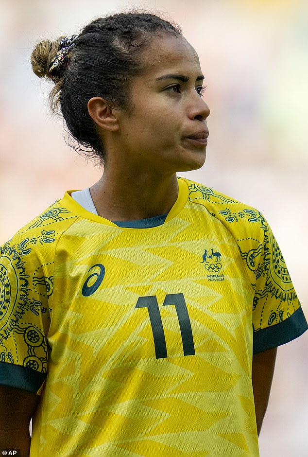 Former Matildas coach Tom Sermanni has criticised the current squad of players, calling on them to 'just do their job' (pictured Mary Fowler at the Paris Olympics)