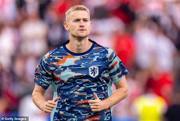 The 25-year-old De Ligt joins in a transfer fee of £43million, with the Dutch defender set to sign a five-year contract