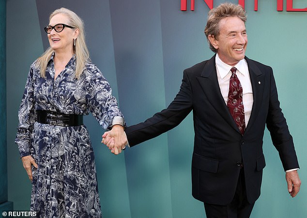 Meryl Streep and Martin Short raised eyebrows at the premiere of Only Murders in the Building on Thursday night