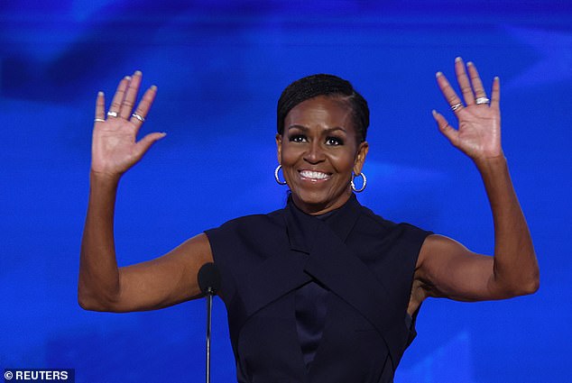 Former first lady Michelle Obama received a hero's welcome at the Democratic National Convention, where she launched a brutal attack on former President Donald Trump