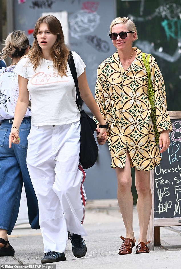 Michelle Williams, 43, was spotted in New York City on Tuesday with her daughter Matilda Ledger, 18