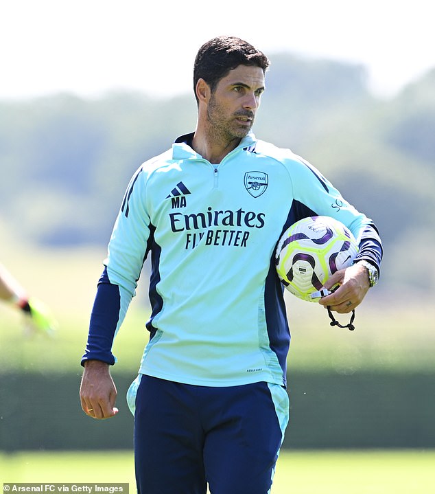 Mikel Arteta claimed Arsenal are 'still a long way' from reaching their full potential for the new season