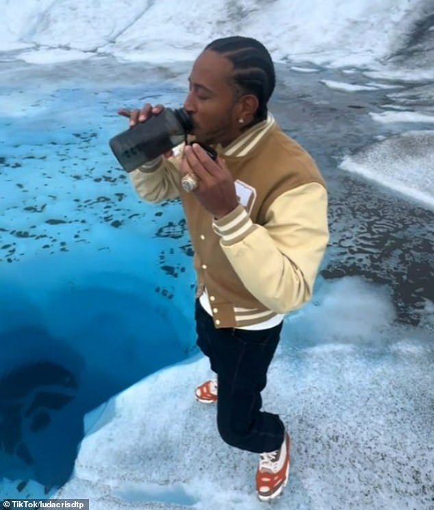 Rapper and actor Chris 'Ludacris' Bridges faced health concerns after posting a video of himself drinking meltwater from an Alaskan glacier.