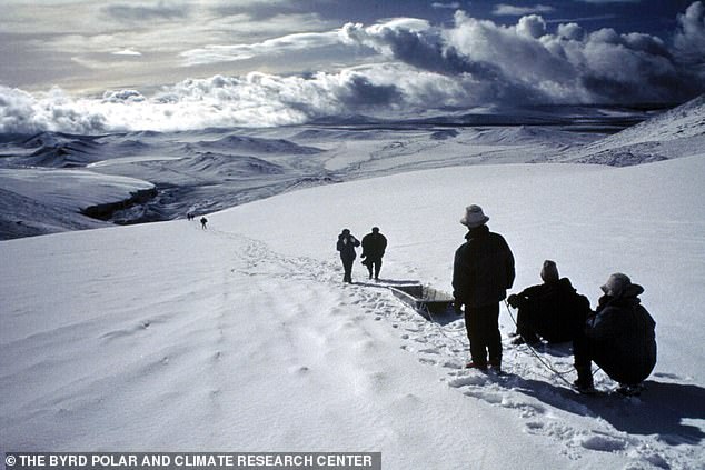 The Guliya Glacier is a huge ice cap on the northwestern Tibetan Plateau. Researchers extracted a 1,000-foot-long ice core from this glacier and analyzed the viruses inside.