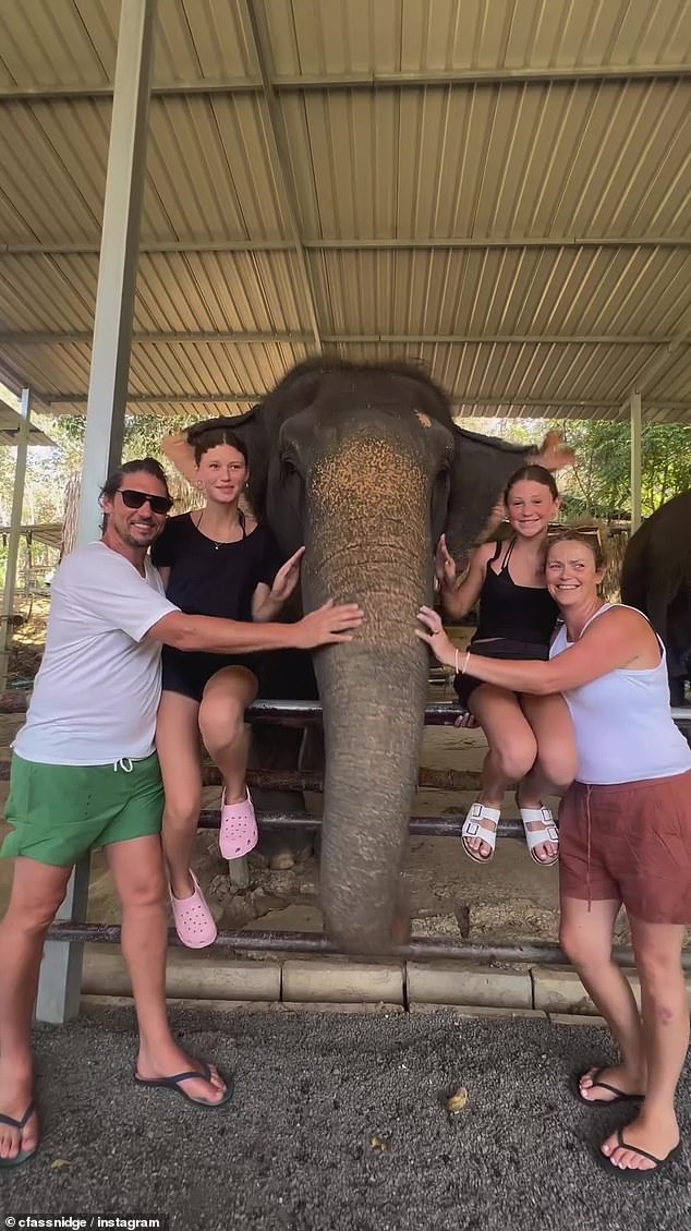 The My Kitchen Rules judge was also injured earlier this year while on holiday in Thailand with his wife Jane and two daughters Lily, 14, and Maeve, 12