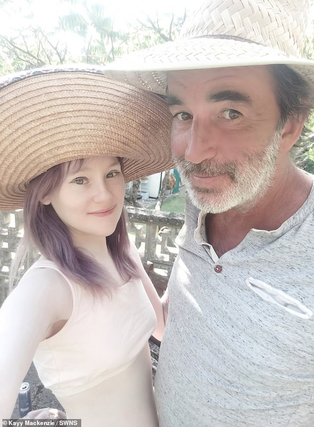 Kayy Mackenzie, 30, and decorator Davey Mackenzie, 54, are often mistaken for father and daughter when they go on dates together