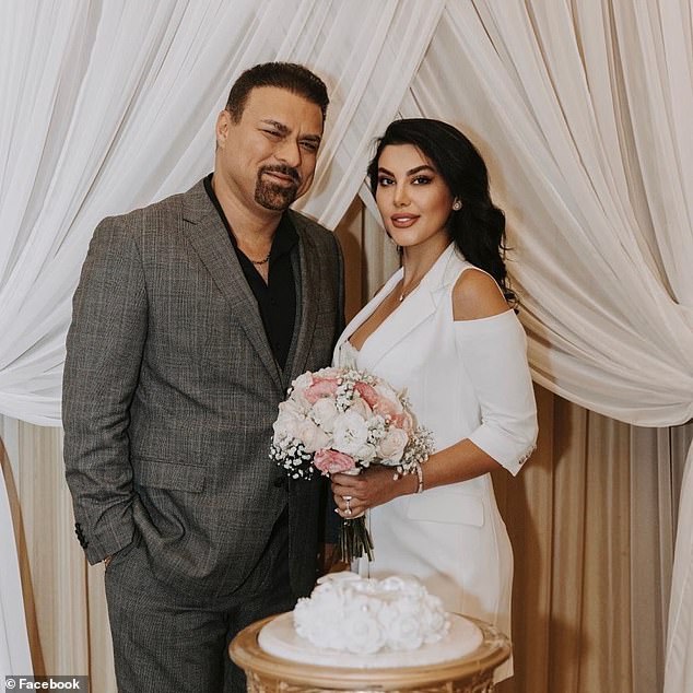 Hamid Reza Mirshojae, 61, (pictured with his wife) was killed outside his own clinic by a gunman who ran up to him and shot him from behind as he walked to his car