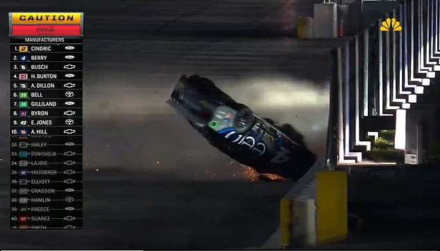 Josh Berry survived a life-threatening car crash at the Coke Sugar Zero 400 in Daytona Saturday