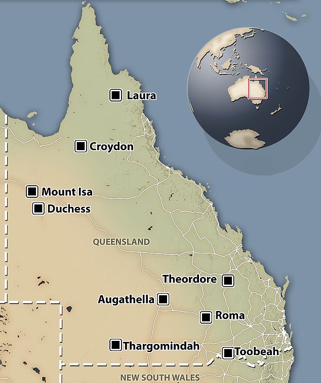 Some towns in Queensland where Aboriginal corporations are negotiating land titles