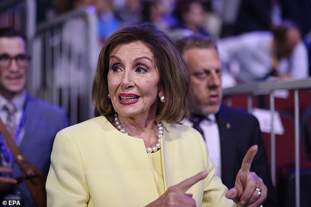 Nancy Pelosi brushed aside questions about her secret feud with former top Biden adviser Anita Dunn